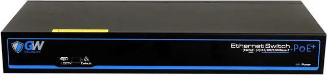 Alt view image 2 of 4 - GWSW0802M 8+2 Port 10/100 PoE Switch w/ All 8 Port PoE (Power Over Ethernet) - Designed For Connect NVR System and POE IP Camera - POE Data & Power Transmission Distance 100 Meter (300 Feet)