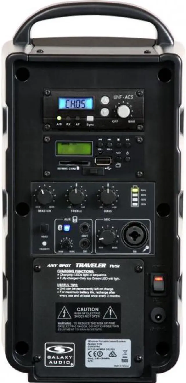 Alt view image 2 of 2 - Galaxy Audio TV5i
Wireless Speaker Systems Battery Powered Speakers Portable Speakers Wireless Speaker Systems Travelers Powered Speakers