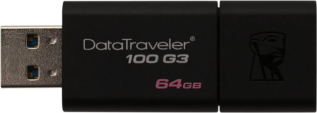 Alt view image 5 of 6 - KINGSTON DT100G3/64GB-2P 64GB USB 3.0 DataTraveler