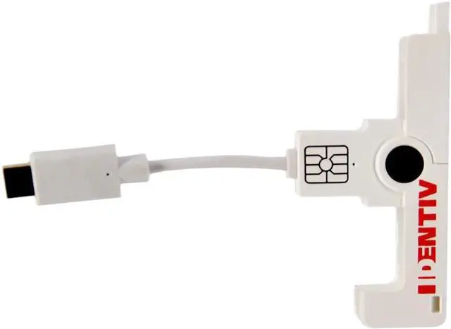 Alt view image 2 of 3 - SCM SCR3500 USB 2.0 Portable ID1 Contact smart Card Reader