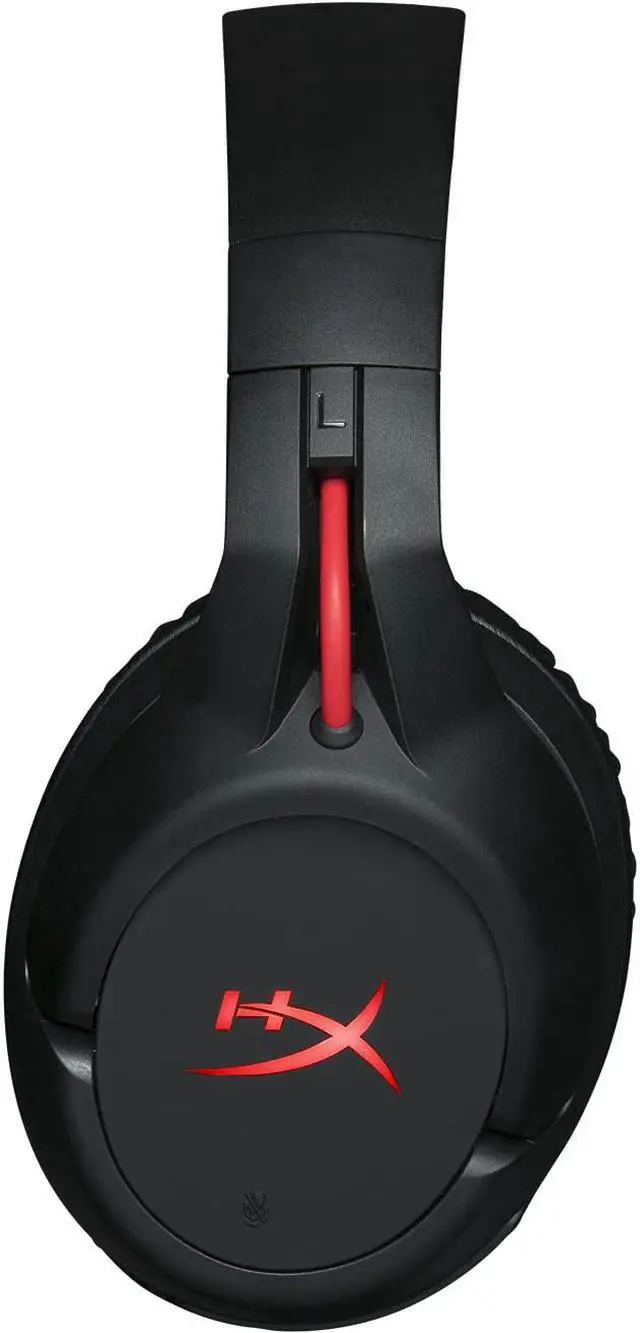 Alt view image 2 of 4 - HyperX Cloud Flight - Wireless Gaming Headset, with Long Lasting Battery Upto 30 Hours of Use, Detachable Noise Cancelling Microphone, Red LED Light, Bass, Comfortable Memory Foam, PS4, PC, PS4 Pro