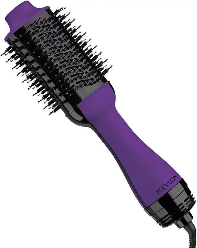 Main image of Revlon One-Step Hair Dryer & Volumizer Hot Air Brush, Purple Blow Dryer