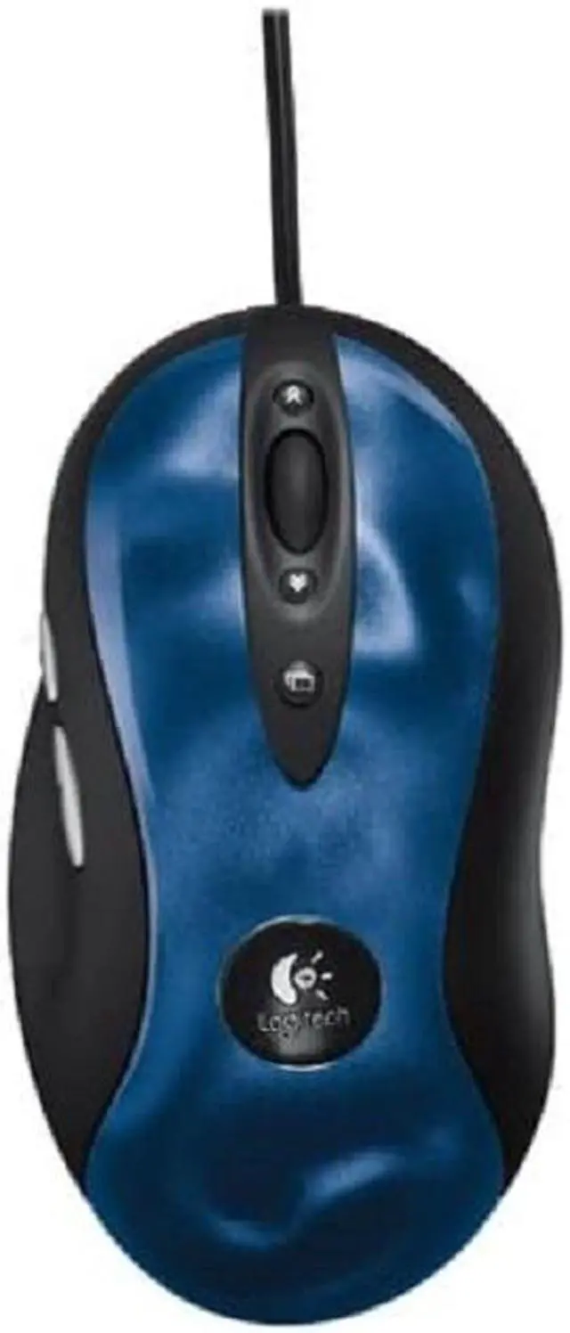 Alt view image 6 of 8 - Logitech MX510 931162-0403 Blue 8 Buttons 1 x Wheel USB or PS/2 Optical Mouse