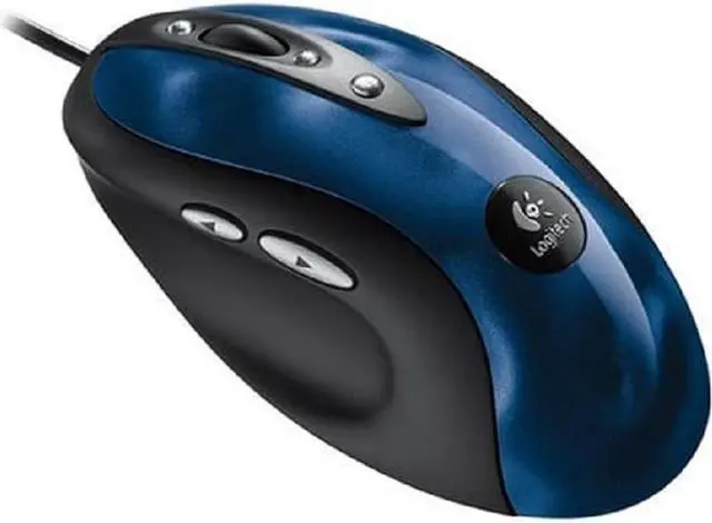 Alt view image 7 of 8 - Logitech MX510 931162-0403 Blue 8 Buttons 1 x Wheel USB or PS/2 Optical Mouse