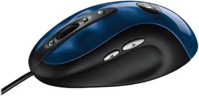 Alt view image 8 of 8 - Logitech MX510 931162-0403 Blue 8 Buttons 1 x Wheel USB or PS/2 Optical Mouse