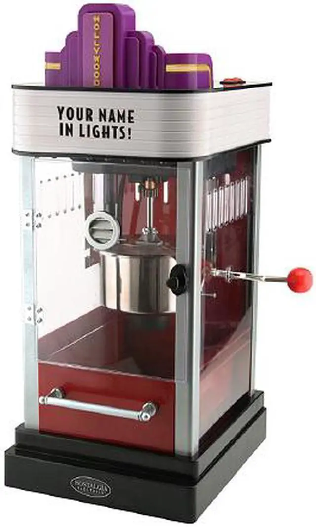 Alt view image 4 of 7 - Nostalgia Electrics HKP-200 Hollywood Kettle Popcorn Maker Machine