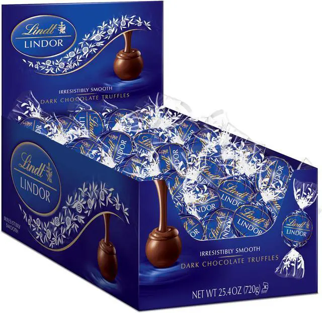 Main image of Lindor Truffles Dark Chocolate 60 ct.