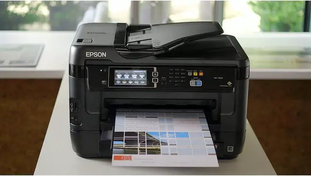 Alt view image 5 of 19 - Epson WorkForce WF-7620 4800 x 2400 dpi Ethernet/USB/WIFI All-in-One Inkjet Printer