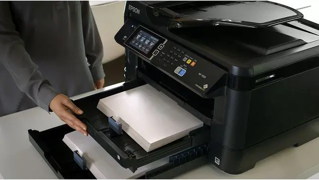 Alt view image 7 of 19 - Epson WorkForce WF-7620 4800 x 2400 dpi Ethernet/USB/WIFI All-in-One Inkjet Printer