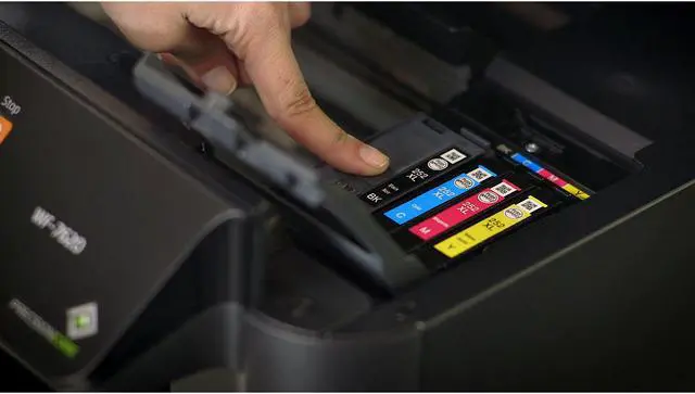 Alt view image 8 of 19 - Epson WorkForce WF-7620 4800 x 2400 dpi Ethernet/USB/WIFI All-in-One Inkjet Printer