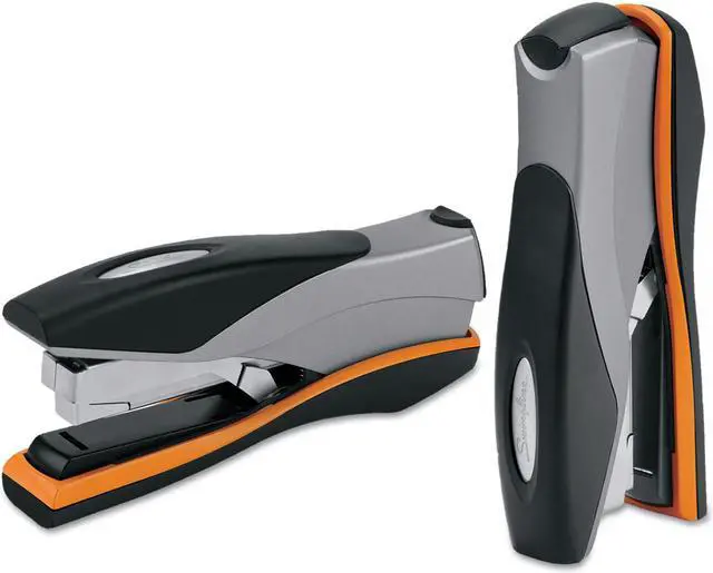 Alt view image 5 of 13 - Swingline - Optima Desktop Staplers, Full Strip, 40-Sheet Capacity - Silver/Black/Orange