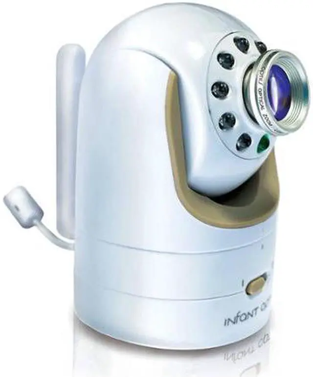 Alt view image 7 of 20 - Infant Optics DXR-8 Pan/Tilt/Zoom 3.5" Video Baby Monitor With Interchangeable Optical Lens