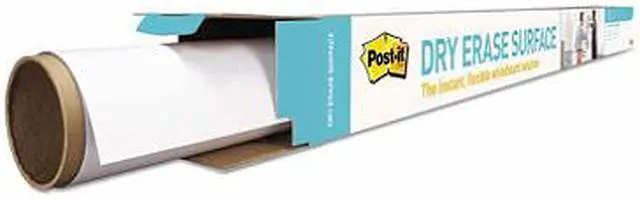Alt view image 2 of 20 - Post-it - Dry Erase Surface with Adhesive Backing, 72 x 48 - White