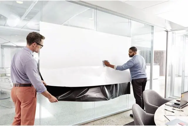 Alt view image 3 of 20 - 3M Post It 8x4 Dry Erase Surface 8ft X 4ft Whiteboard Surface