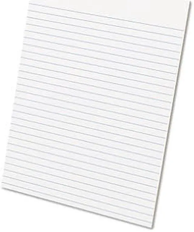 Main image of Ampad - Glue Top Ruled Pads - Wide Rule - Letter - White - 50-Sheet Pads/Pack - Dozen
