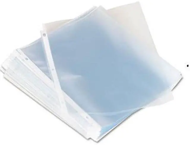 Alt view image 2 of 8 - Universal Top-Load Poly Sheet Protectors, Standard, Letter, Clear, 100ct.