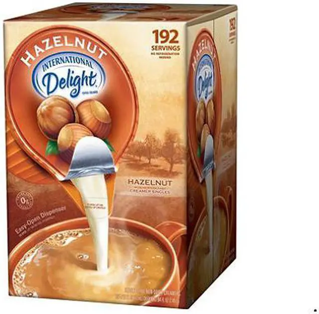 Alt view image 2 of 4 - International Delight Hazelnut Coffee Creamer Singles - 192 ct.