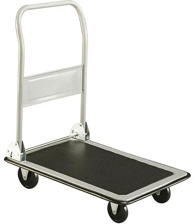Alt view image 4 of 6 - Safco 4063 Tuff Truck Platform Truck - 500 lb Capacity - 36 x 24 - Gray