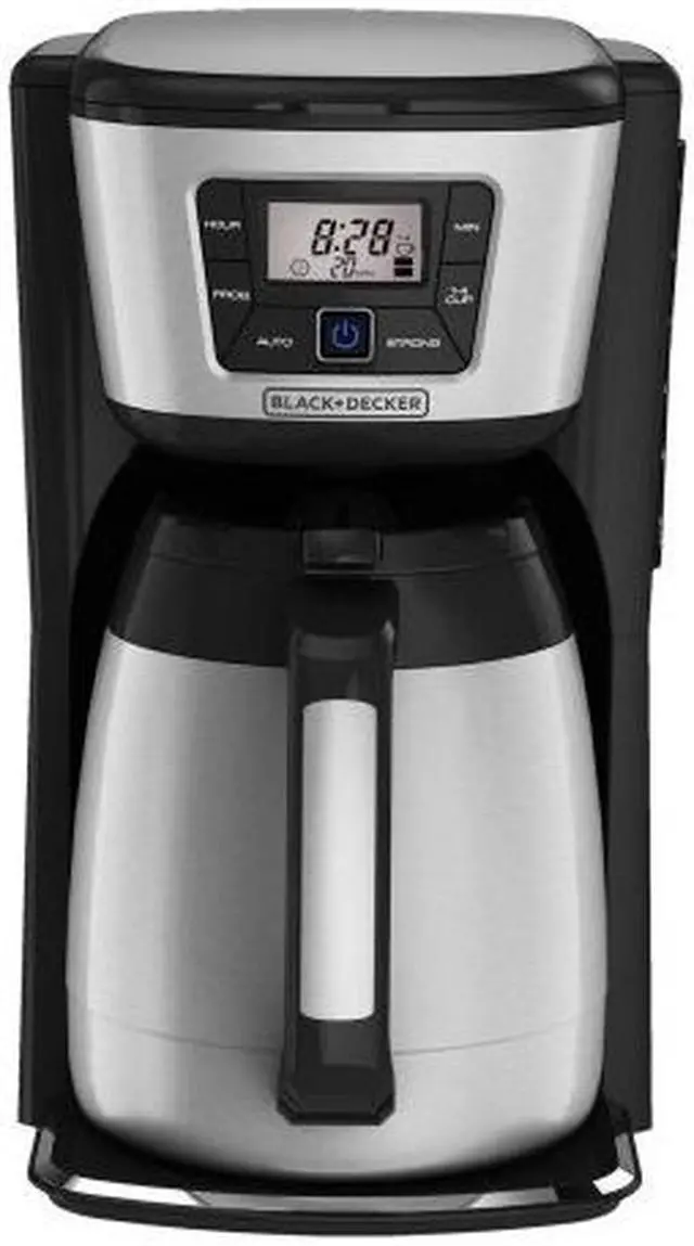Alt view image 3 of 10 - Black & Decker CM2035B Black 12-Cup Thermal Coffeemaker