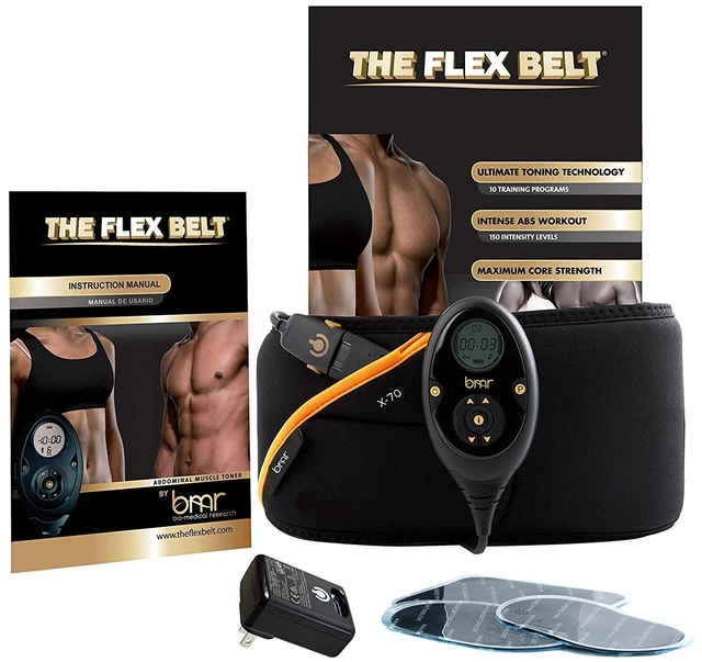 Alt view image 2 of 4 - THE FLEX BELT Ab Belt Workout – FDA Cleared to Tone, Firm and Strengthen the Abdominal Muscles