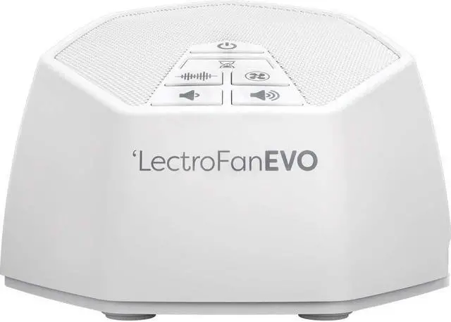 Main image of LectroFan Evo White Noise Sound Machine with 22 Unique Non-Looping Fan & White Noise Sounds & Sleep Timer