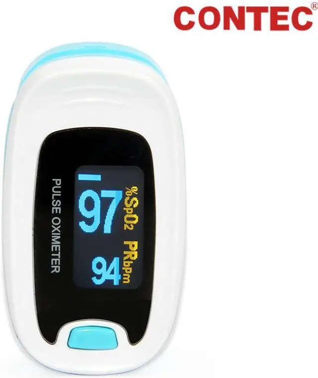 Alt view image 4 of 7 - OLED Finger tip Pulse Oximeter SpO2 Blood Oxygen Meter Sensor  Tester Heart Rate Patient Monitor CONTEC