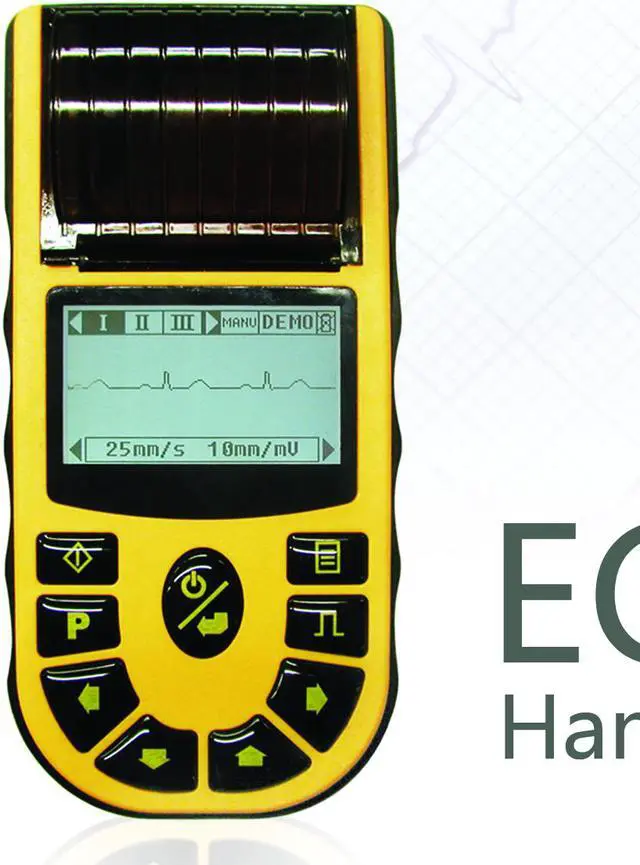 Alt view image 6 of 7 - CONTEC ECG80A Hand-held Digital Single Channel Electrocardiograph + Free Software