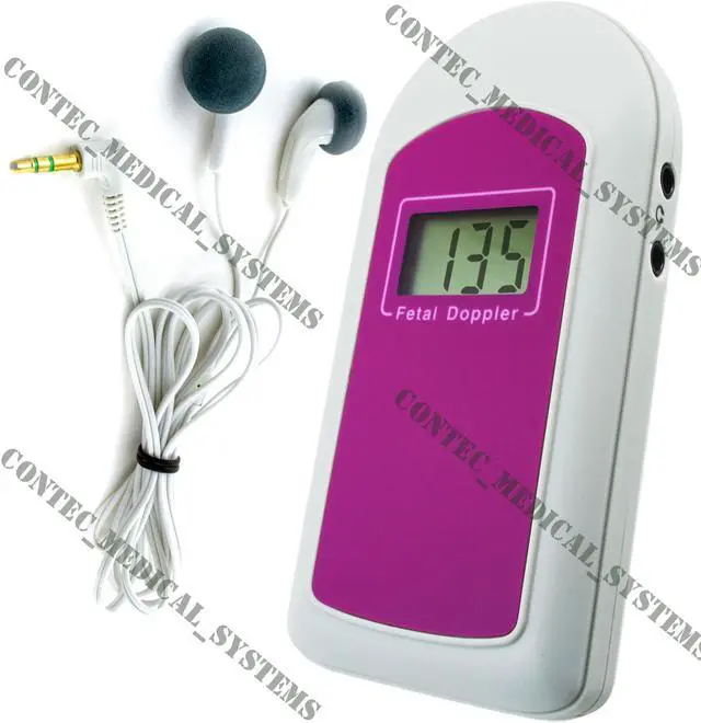 Alt view image 2 of 5 - CONTEC Babysound B prenatal Fetal Doppler,baby heart rate monitor.LCD screen,free Gel,FDA approved