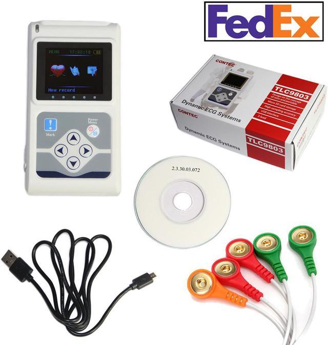 TLC5000 Dynamic ECG Systems 12 leads ECG Holter 24 hours recorder 
