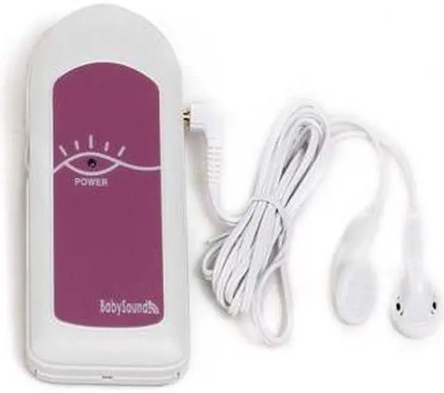 Alt view image 2 of 2 - CONTEC Babysound Fetal Doppler,Baby Heart Rate Monitor & Free Earphone - Pink