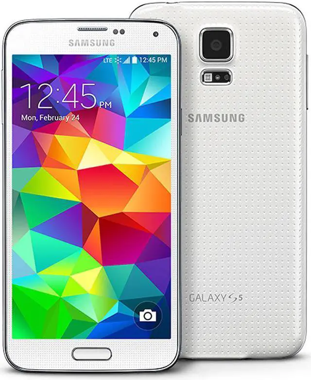 Main image of Samsung Galaxy S5 SM-G900A 16GB - AT&T - White - Excellent Condition