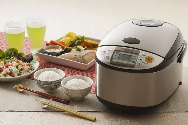 Alt view image 6 of 9 - Zojirushi 10-c. Stainless Steel Micom Rice Cooker