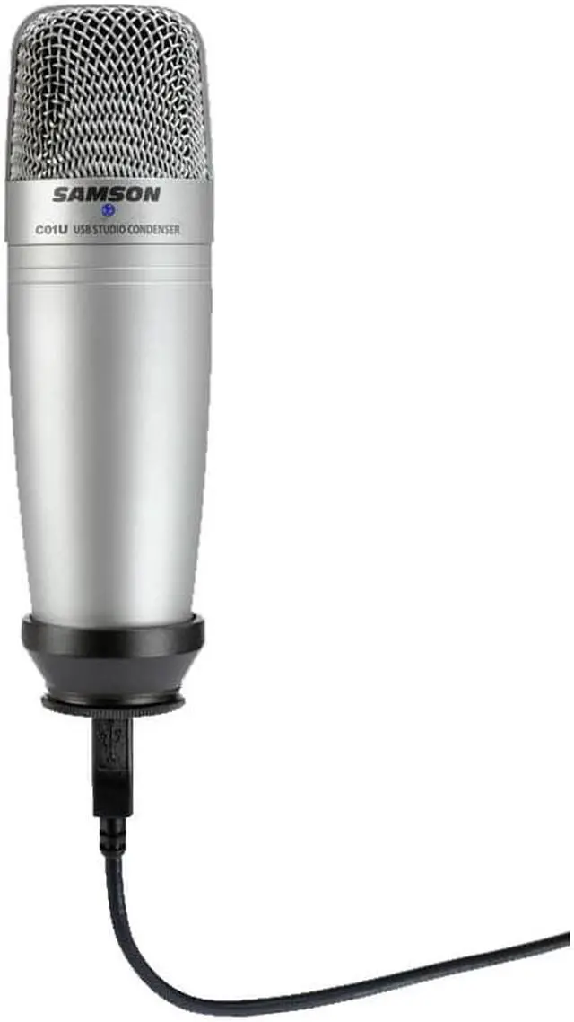 Alt view image 4 of 6 - SAMSON USB Studio Condenser Microphone with Cakewalk Software C01UCW
