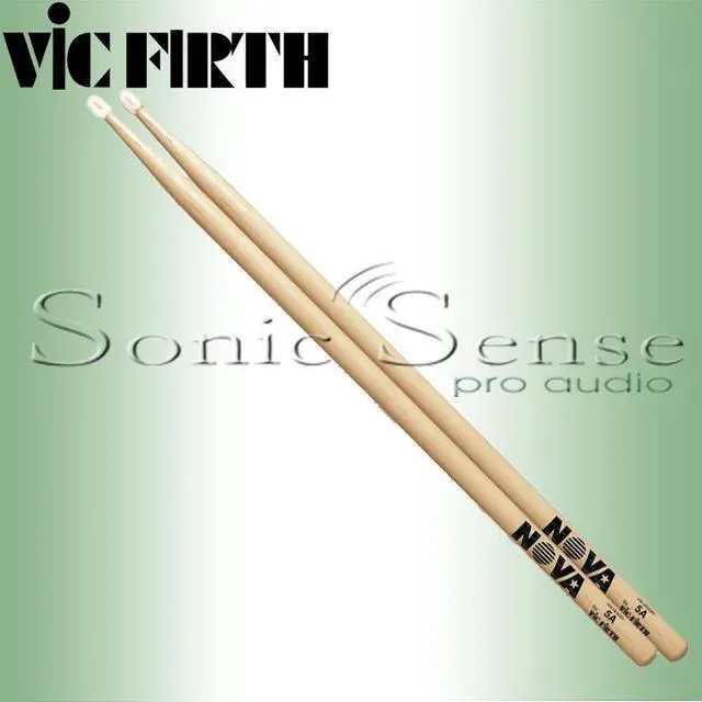 Alt view image 2 of 9 - Vic Firth 5A American Classic Hickory Wood Tip Drumsticks