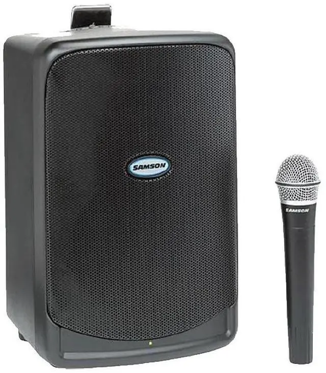 Alt view image 4 of 10 - Samson XP40iw Portable PA System w/ Microphone