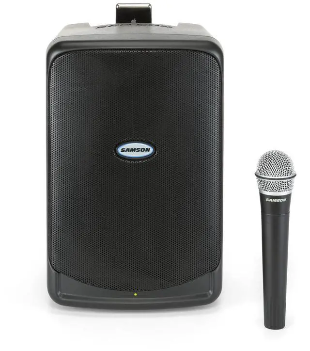 Alt view image 7 of 10 - Samson XP40iw Portable PA System w/ Microphone