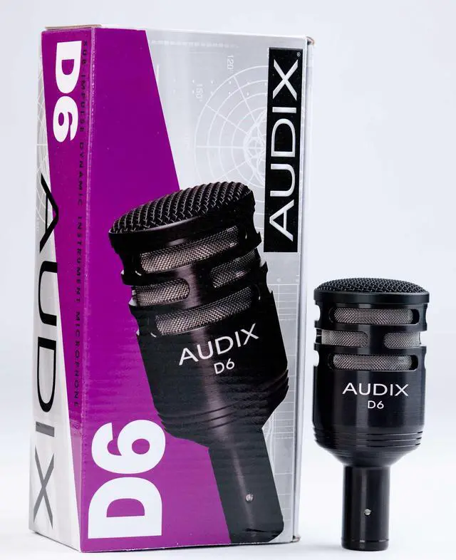 Alt view image 6 of 20 - Audix D6 Kick Drum Microphone - Black
