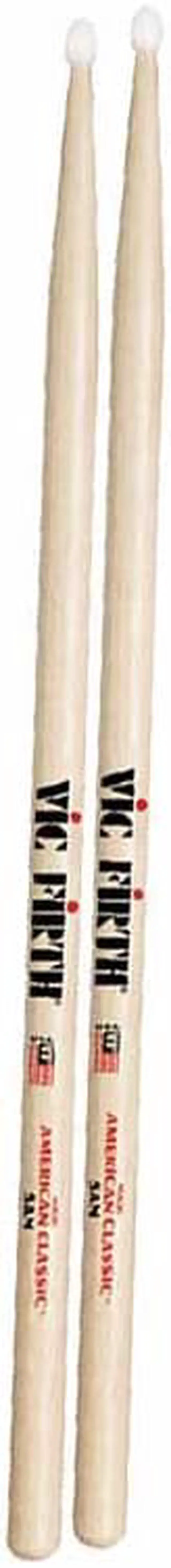Alt view image 3 of 9 - Vic Firth 5A American Classic Hickory Wood Tip Drumsticks