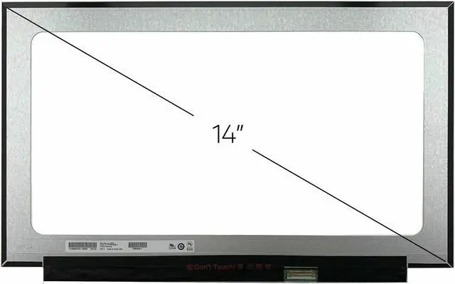 Alt view image 6 of 6 - LCDBros Replacement Screen For M140NWR8 R6 30 Pins HD 1366x768 Matte LED LCD With Tools & Tape