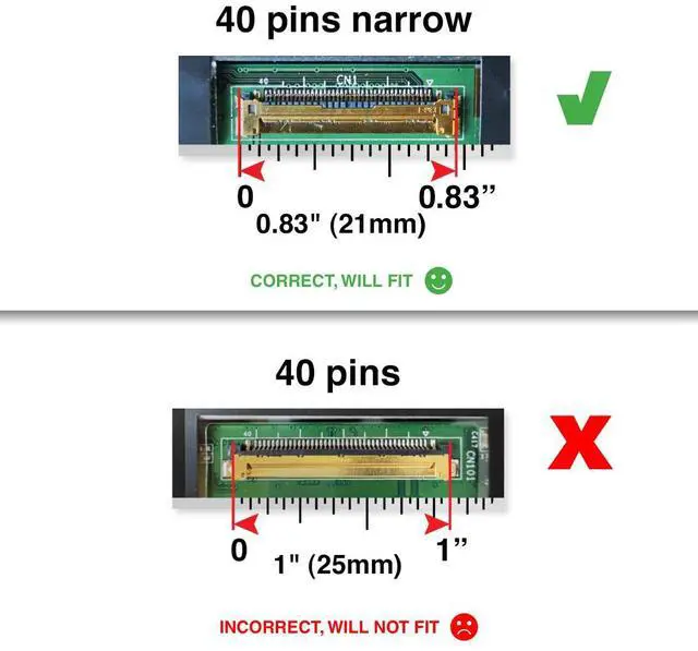 Alt view image 2 of 6 - LCDBros Replacement Screen For MSI PULSE GL66 12UGK 40 Pins FHD 1920x1080 Matte LCD LED Display With Tools & Tape