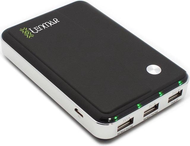 Alt view image 2 of 11 - Lenmar Helix 11000mAh Portable External Power Bank for Up to 3 Devices