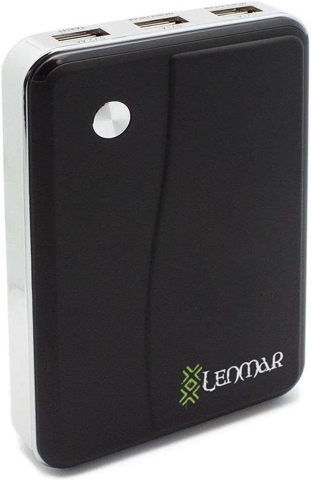 Alt view image 5 of 11 - Lenmar Helix 11000mAh Portable External Power Bank for Up to 3 Devices