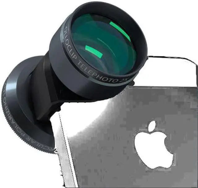Alt view image 2 of 10 - Olloclip Telephoto Lens with Circular Polarizer for Apple iPhone 5/5S