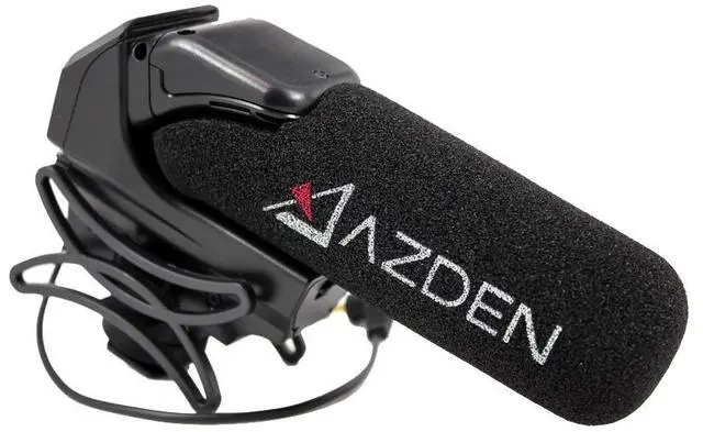 Alt view image 2 of 15 - Azden SMX-15 AA Powered Shotgun Video Microphone, Black (SMX-15)
