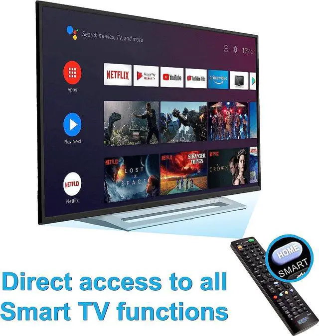 Alt view image 6 of 7 - HQRP Remote Control Compatible with Sony KDL-40V2500 KDL-40V3000 KDL-40V4100 KDL-40V4150 KDL-40V5100 KDL-40VE5 LCD LED HD TV Smart 1080p 3D Ultra 4K Bravia