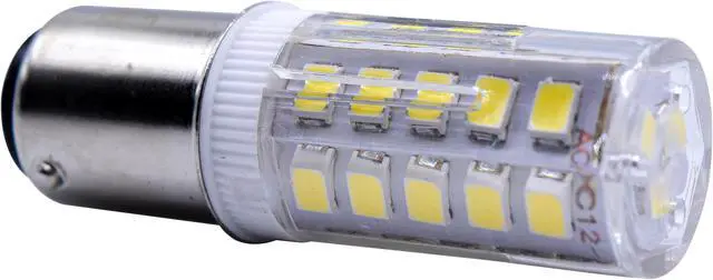 Main image of HQRP BAY15d 24LED SMD2835 Cool White Light Bulb Compatible with Aqua Signal Series 40, 41, 42,& 50 / Hella 2984 and Perko 200 Fixtures 12-24V DC Replacement