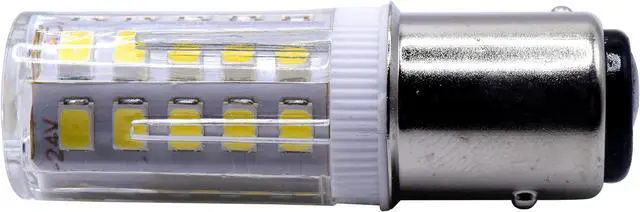 Alt view image 5 of 7 - HQRP BAY15d 24LED SMD2835 Cool White Light Bulb Compatible with Aqua Signal Series 40, 41, 42,& 50 / Hella 2984 and Perko 200 Fixtures 12-24V DC Replacement