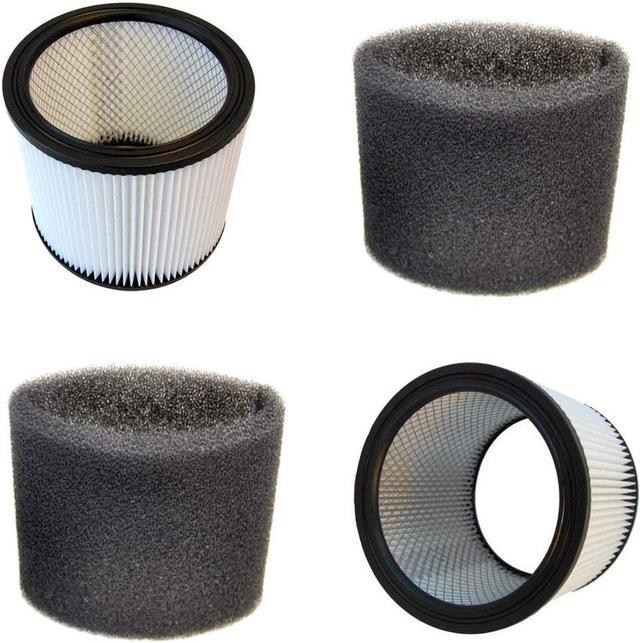  HQRP 2-Pack Washable Filter Compatible with Black