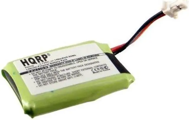 Alt view image 2 of 3 - HQRP 140mAh Battery for Plantronics CS530 CS540 CS540A Wireless Headset 84479-01 86180-01 Savi CS540 + HQRP Coaster