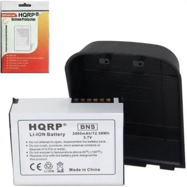 Main image of HQRP 3400mAh Internal Li-Ion 3.7V PDA Rechargeable Replacement Battery for 310-5964 Dell Axim X51 Pocket PC PDA + Back Cover Includedplus HQRP Universal Screen Protector